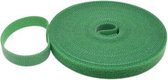 25 Meter 2cm Dubbelzijdig Klittenband Groen Kabelbinder