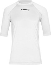 Masita | Sportshirt Heren Dames Ondershirt Ademend Vochtregulerend Trainingsshirt - WHITE - 140