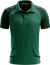 Masita | Polo Shirt Heren - Sportpolo - Korte Mouw - Padel Tennis Polo - Comfortabele & Stijlvol - Teamlijn Supreme - GREEN - XS