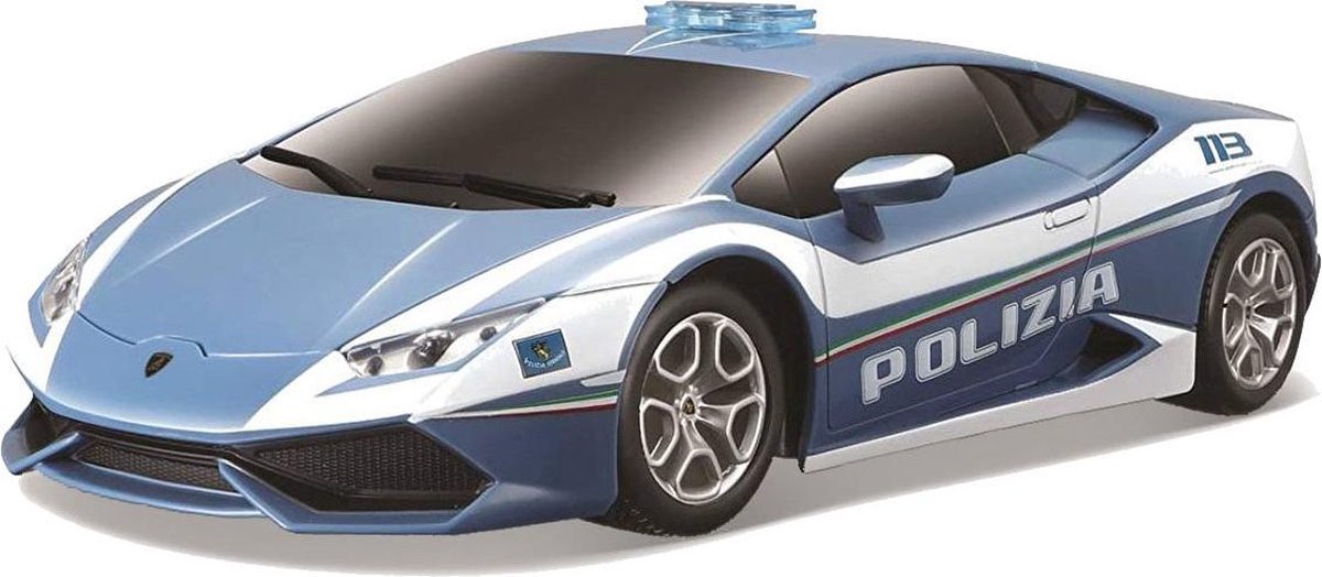 Maisto RC Lamborghini Huracan Polizia 1:24 modèle radiocommandé Voiture de  police... | bol.com