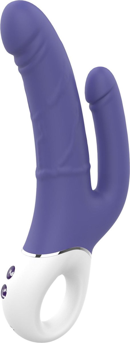 Goedkoopste Dubbele Vibrator Double Pleasure - Paars