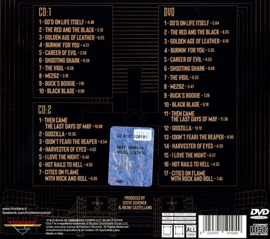 Blue Oyster Cult - Hard Rock Live Cleveland 2014 (CD) - Blue Oyster Cult