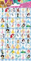 stickers Princess 20 x 10 cm papier 60 stuks