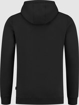 Purewhite -  Heren Regular Fit    Hoodie  - Zwart - Maat XL
