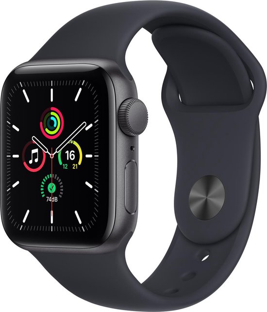 melk wit vis genetisch Apple Watch SE 2021 - Smartwatch - 40mm - Spacegrijs | bol.com