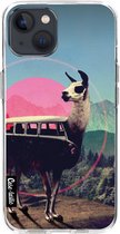Casetastic Apple iPhone 13 Hoesje - Softcover Hoesje met Design - Llama Print