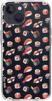 Casetastic Apple iPhone 13 Hoesje - Softcover Hoesje met Design - All The Sushi Print