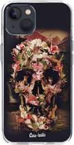 Casetastic Apple iPhone 13 Hoesje - Softcover Hoesje met Design - Jungle Skull Print