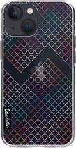 Casetastic Apple iPhone 13 mini Hoesje - Softcover Hoesje met Design - Rainbow Squares Print