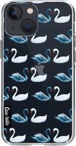 Casetastic Apple iPhone 13 mini Hoesje - Softcover Hoesje met Design - Swan Party Print