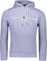 Tommy Hilfiger Sweater Blauw  - Maat XS - Heren - Herfst/Winter Collectie - Katoen;Elastaan