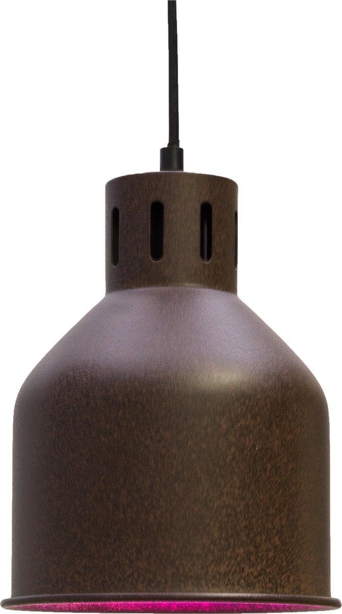 Venso EcoSolutions E27 SAGA lampenkap roestkleurig, verbeterde fotosynthese en hogere chlorofylvorming, LED groeilamp, groeilicht voor kamerplanten, groenten, bloemen