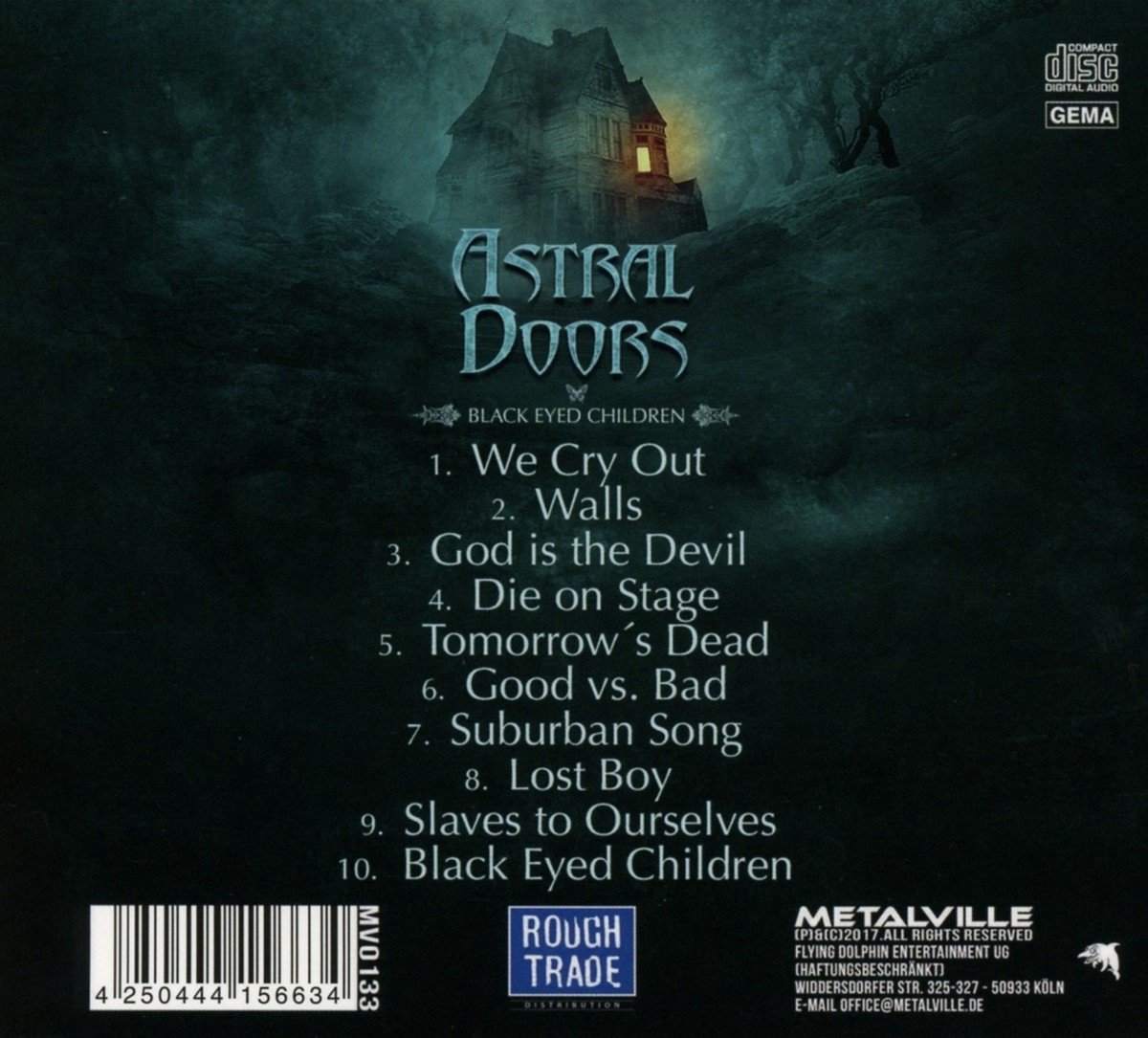 Astral Doors Black Eyed Children (CD), Astral Doors CD (album