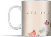 Mok - Moederdag Mok - De liefste - Bloemen - 350 ml - Beker