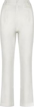 DEELUXE Effen geplooide broek  FLORA Off White