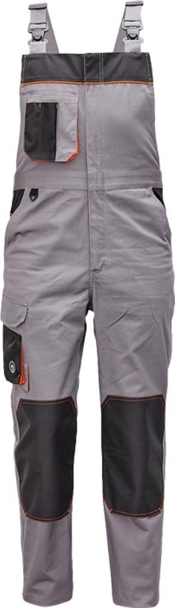 Cerva Cremorne Bretelbroek Grijs Maat 56