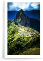 Walljar - Machu Picchu II - Muurdecoratie - Poster