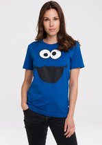 Logoshirt T-Shirt Sesamstraße - Krümelmonster Gesicht