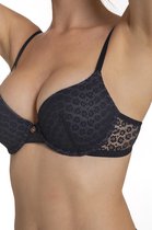 Dorina BH - Lace / kanten BH - Animal  - 70D  - Zwart