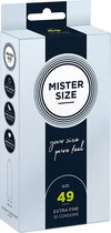 MISTER SIZE 49 Ultra Dunne S condooms (10 pack)