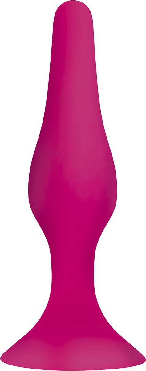 Goedkoopste Buttplug met zuignap 11,5 cm - roze