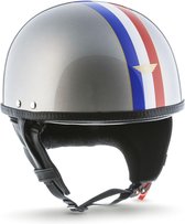 MOTO D23 braincap, halve helm, pothelm voor scooter en motor, M, hoofdomtrek 57-58cm