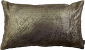 All Over Foil Taupe Champagne Kussen | 30 X 50 | Sierkussen Voor Woonkamer Of Slaapkamer