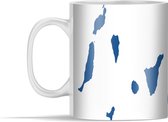 Mok - de Canarische Eilanden in het blauw - 350 ml - Beker