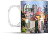 Mok - Tropische kleuren historisch centrum van Curitiba Brazilië - 350 ml - Beker