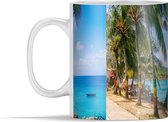 Mok - Palmbomen op het strand van Colombia - 350 ml - Beker