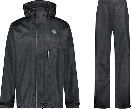AGU Passat Regenpak Essential - Zwart - XXL - Dames & Heren - Waterdicht