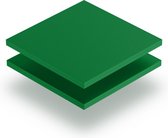 Geschuimd PVC groen 3 MM RAL 6024 - 140x90cm