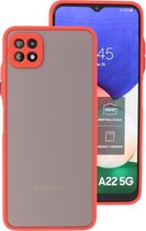 Wicked Narwal | Kleurcombinatie Hard Case Samsung Samsung Galaxy A22 5G Rood