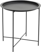 Studio Home - Bijzettafel Zwart - Side Table black - Bijzettafel Zwart 47 x 51 cm - Metaal - Metal - Mat Zwart