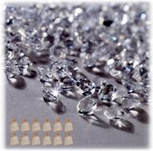 Relaxdays 36000 x decoratie diamanten - set - nep diamantjes - deco steentjes - diamant