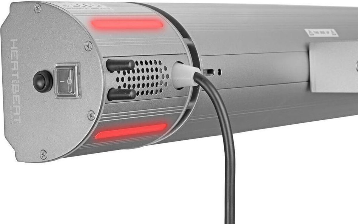 Eurom Heat and Beat - Patio heater with speaker - Grey