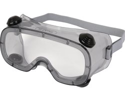 DeltaPlus Masker/Overzetbril Ruiz1 — kleurloos polycarbonaat, PVC montuur, EN166 - DeltaPlus Ruiz1, overzetbril EN166, veiligheidsbril overbril, polycarbonaat overzetbril, maskbril PVC montuur