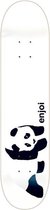 Enjoi Withey panda logo wide R7 skateboard deck 8.0'' white