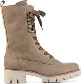 Gabor Vrouwen Nubuck       Veterboots / Laarzen / Damesschoenen 71.718 nub - Beige - Maat 37