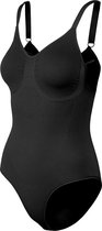 Pieces corrigerende Body - Shaping Bodystocking  - L/XL   - Zwart