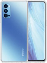 Hoesje Geschikt voor OPPO Reno 4 Pro 5G Hoesje Siliconen Case - Hoes Geschikt voor OPPO Reno 4 Pro Hoes Siliconen - Transparant