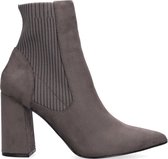 Steve Madden Recite Enkellaarsjes - Enkelboots - Dames - Grijs - Maat 40