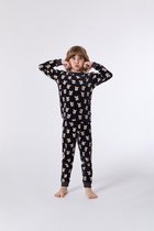 Woody pyjama jongens - ijsbeer - zwart - 212-1-PLC-V/913 - maat 116