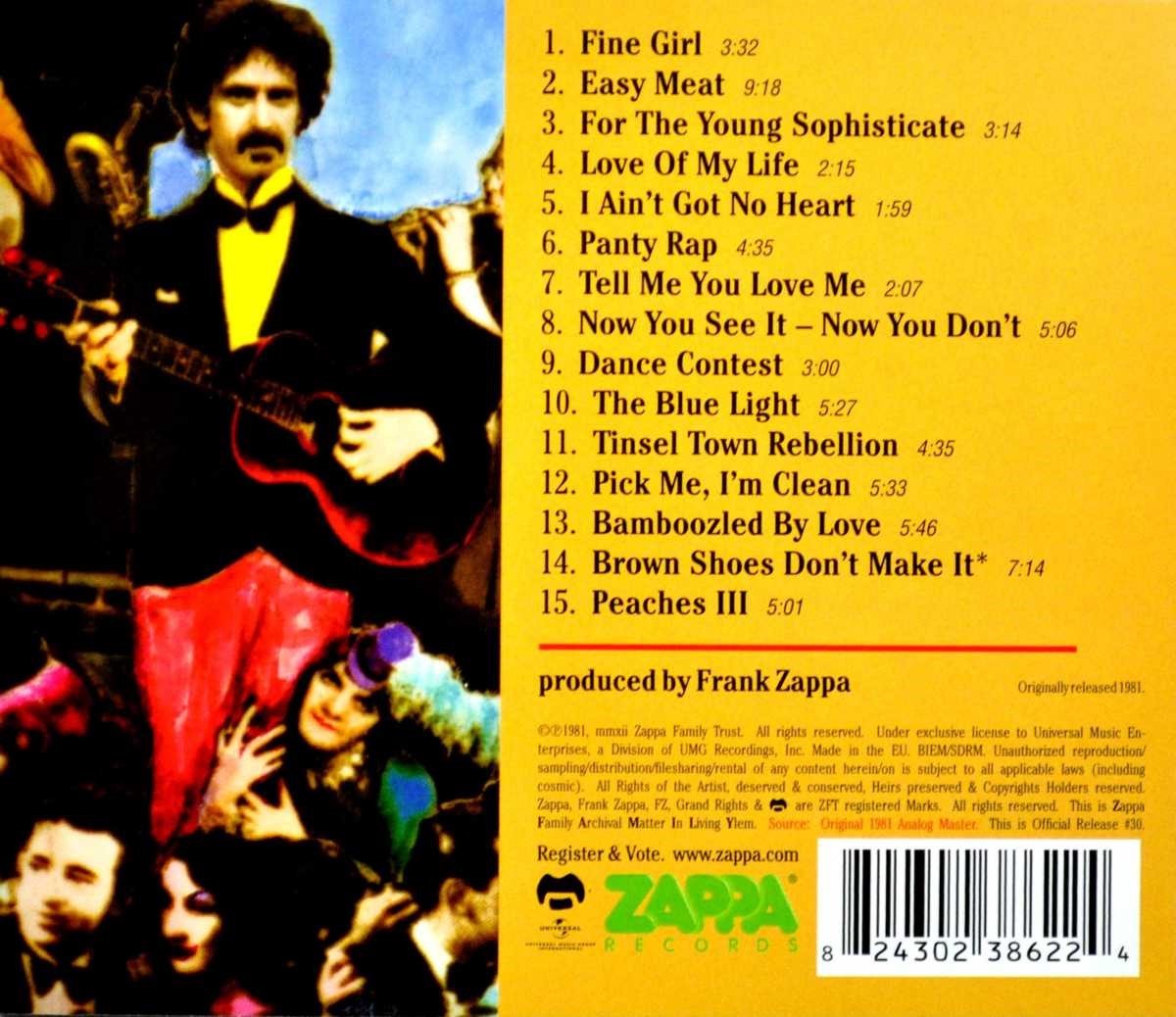 Tinseltown Rebellion (CD), Frank Zappa CD (album) Muziek bol