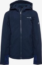 Mountain Peak kinder outdoor softshell jas - Blauw - Maat 152 - Winddicht en waterafstotend - Ademend materiaal