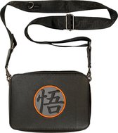 Dragon Ball Z Goku Dojo Logo PU Leren Fashion Schoudertas Zwart - Officiële Merchandise