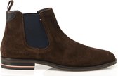 Tommy Hilfiger - Chelsea Boot Suede Donkerbruin - 42 -