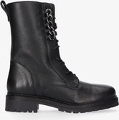 Tango | Julie 14-a black leather chain boot - black sole | Maat: 39