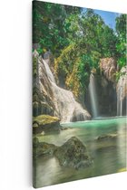 Artaza - Peinture sur toile - Cascade tropicale - 20 x 30 - Klein - Photo sur toile - Impression sur toile