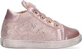 Beberlis 22057 Hoge sneakers - Leren Sneaker - Meisjes - Roze - Maat 21